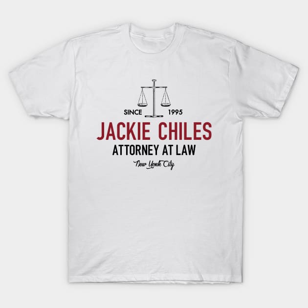 Jackie Chiles Lawfirm T-Shirt by artnessbyjustinbrown